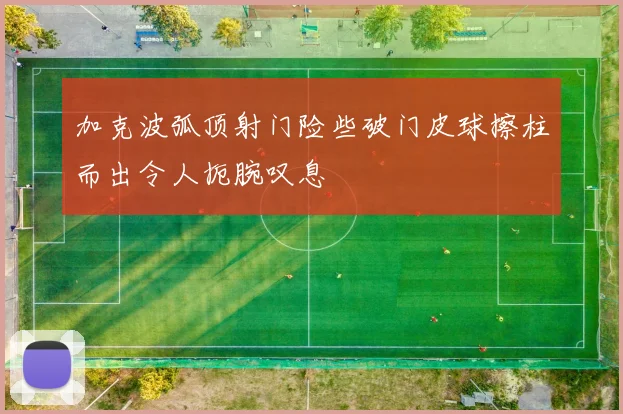 加克波弧顶射门险些破门皮球擦柱而出令人扼腕叹息